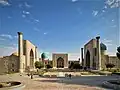 نمایی از ریگستان در شهر سمرقند