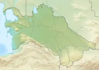 عشقآباد در ترکمنستان واقع شده