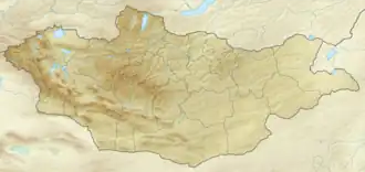اولانباتور در مغولستان واقع شده