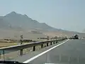 نمایی از جاده ۵۶ بین اراک و قم