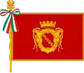 Gonfalon illustration with all the external ornaments
