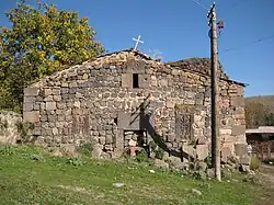 کلیسای گئورگ مقدس بناشده در سده 13 ام میلادی sits just a couple houses away from Bjni Church.