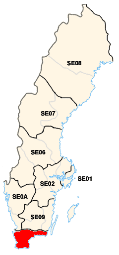 موقعیت South Sweden