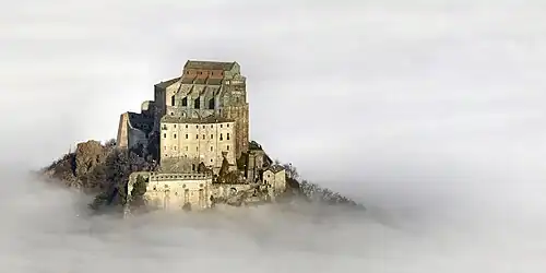 The Sacra di San Michele is a symbol of Piedmont.