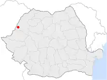 Location of Salonta