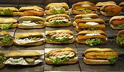 Seafood sandwiches