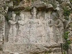 سنگ‌نگاره سراب بهرام در سراب بهرام، شهرستان ممسنی