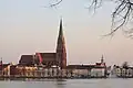 Pfaffenteich and the Schwerin Cathedral