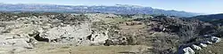 Selge Theatre and surroundings panorama
