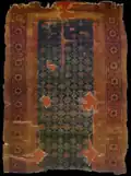 Seljuq فرش، 320 x ۲۴۰ سانتی متر از علاءالدین مسجد قونیه قرن 13th