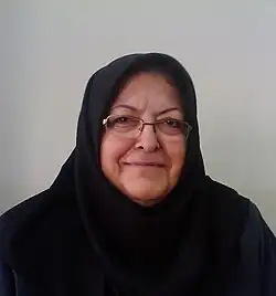 ویدا شقاقی (در دانشکده ادبیات دانشگاه علامه طباطبایی)، خرداد ۱۳۹۰