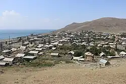 نمایی از شورژا از بالای تپه مجاور