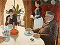 صبحانه.رنگ‌روغن روی بوم، ۱۸۷۷-۱۸۸۶.