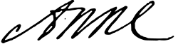 امضاء آن هاید