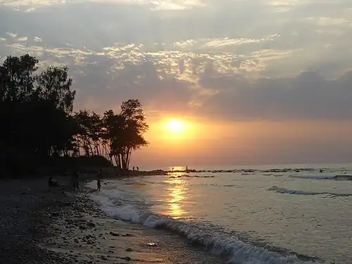 دریای خزر، ساحل سی سنگان