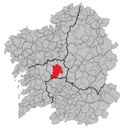 Location of Lalín