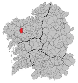 Location of Val do Dubra within گالیسیا
subdivision_type=کشور