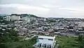 روستایی ساخته بر روی تیرهای چوبی در کوتا کینابالوی جنوبی