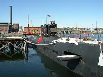 K-77 docked in Providence, Rhode Island