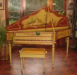 یک هارپسیکورد اسپینت (venetian).