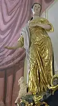 Statue in a church on Gora Oljka