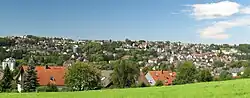 City in summer