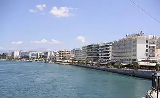 Chalcis' seafront