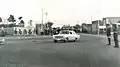 نمایی از ورودی خیابان اکباتان (امام) از میدان مجسمه (شهدا) ساوه - سال ۱۳۴۱