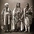 Syrian fashion, illustration from the book Popular Costumes in Turkey, 1873