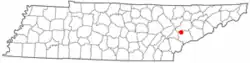 Location of Louisville, Tennessee
