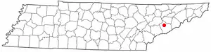 Location in تنسی