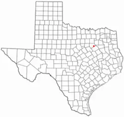 Location of Alma, Texas