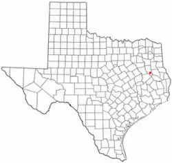 Location of Alto, Texas
