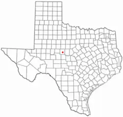 موقعیت Ballinger, Texas