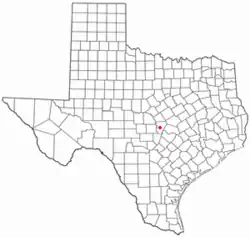 موقعیت Burnet, Texas