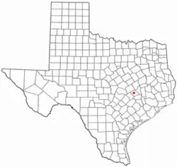 موقعیت Caldwell, Texas