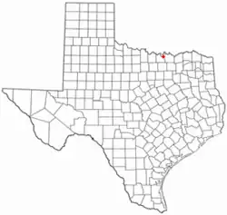موقعیت Callisburg, Texas
