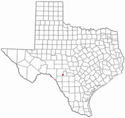 موقعیت Camp Wood, Texas