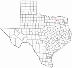 موقعیت Celeste, Texas