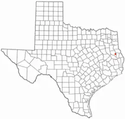 موقعیت Chireno, Texas