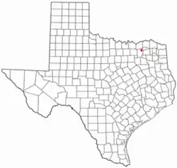 موقعیت Commerce, Texas