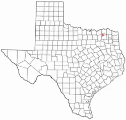 موقعیت Cooper, Texas
