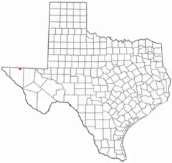 موقعیت Dell City, Texas