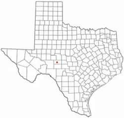 موقعیت Eldorado, Texas