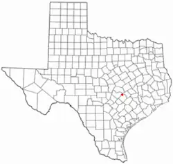 موقعیت Elgin, Texas