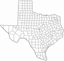 موقعیت Goldthwaite, Texas