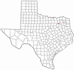 موقعیت Hawk Cove, Texas