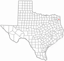 موقعیت Linden, Texas