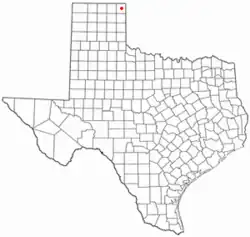 Location of Lipscomb, Texas