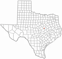 Location of Lorena, Texas